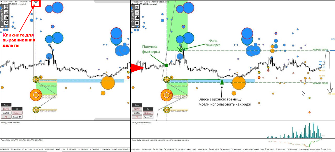 USDCAD бабочка